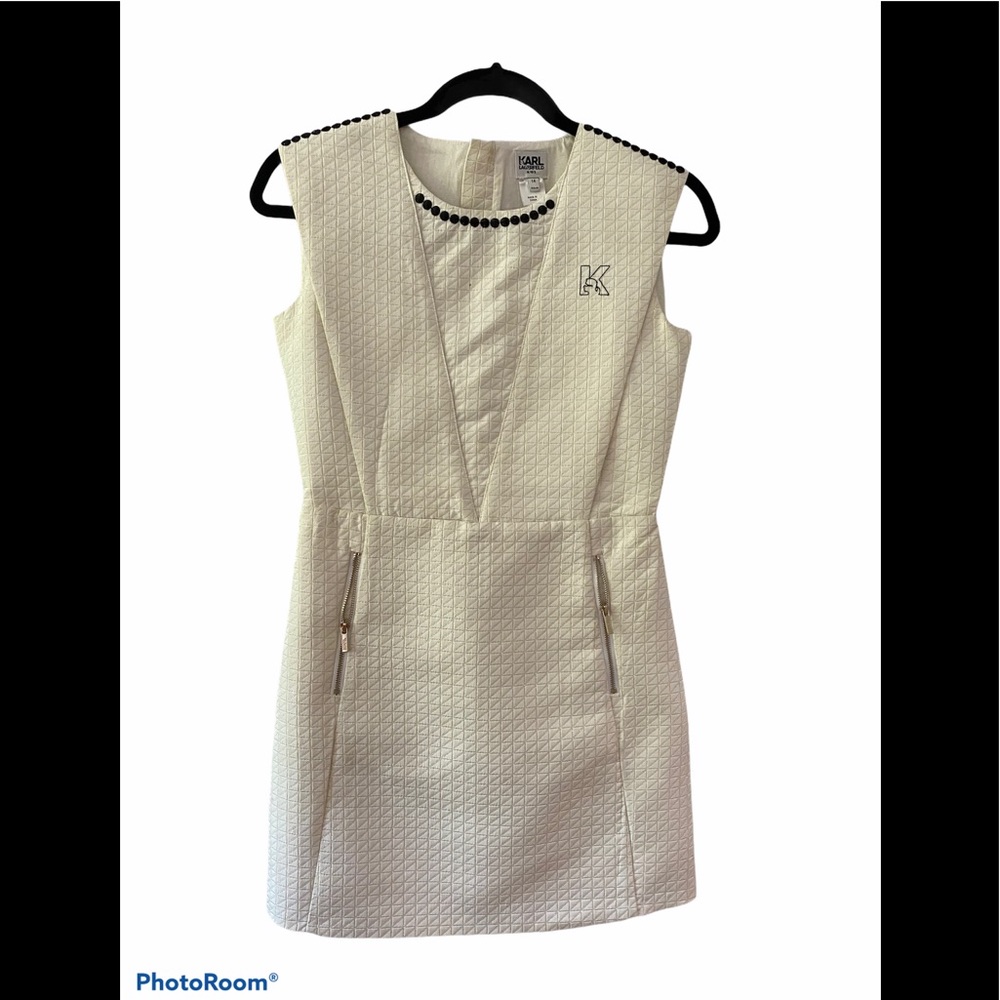 Karl Lagerfeld Kids Gold and Black Dress